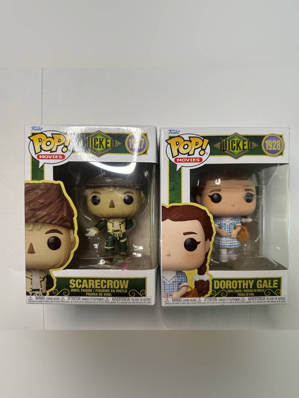 Funko Pop! Wicked Scarecrow and Dorothy